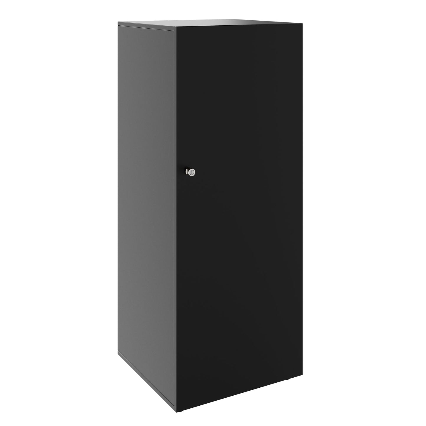 PRO Gabinetto di Cloakroom | 4 OH, 400 - 600 x 1510 mm, morbido, nero