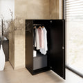 PRO Garderobenschrank | 4 OH, 400 - 600 x 1510 mm, Soft-Close, Schwarz - 15 Thumbnail Image