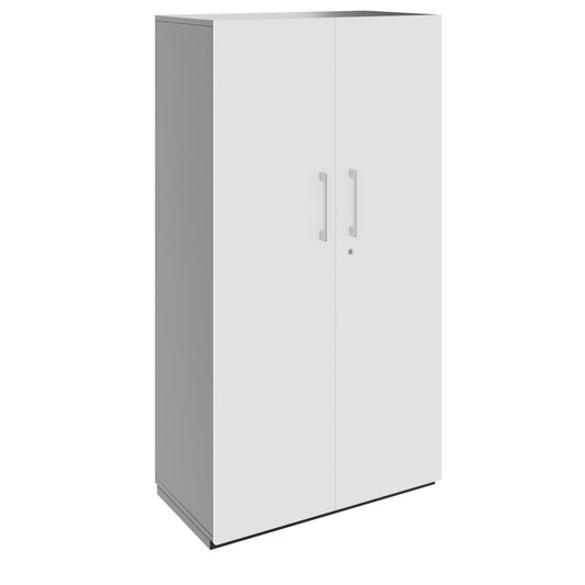 PRO Gabinetto di Cloakroom | 4 OH, 800 - 1000 x 1510 mm, morbido -close, grafite / bianco