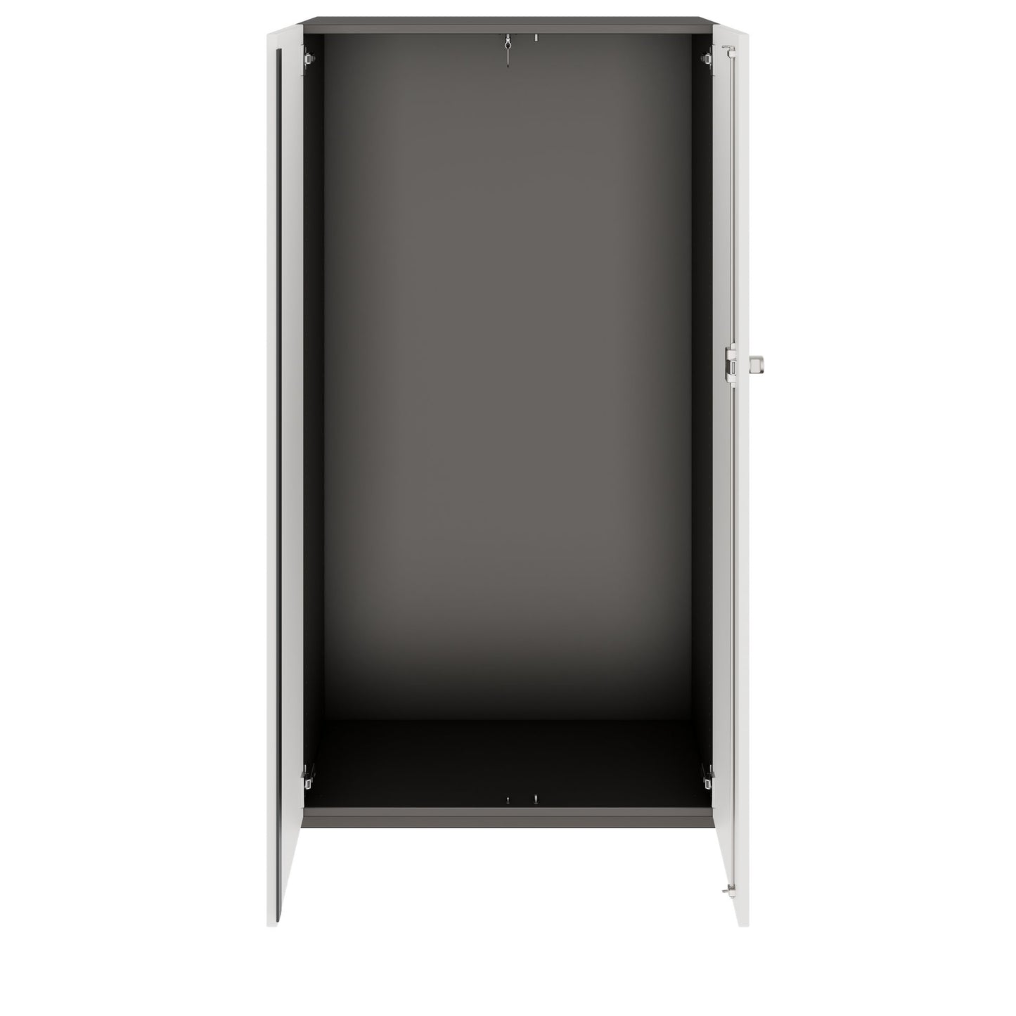 PRO Gabinetto di Cloakroom | 4 OH, 800 - 1000 x 1510 mm, morbido -close, grafite / bianco
