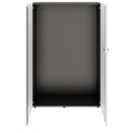 PRO Garderobenschrank | 4 OH, 800 - 1000 x 1510 mm, Soft-Close, Graphit / Weiß - 3 Thumbnail Image