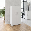 PRO Armoire vestiaire | 4 OH, 800 - 1000 x 1510 mm, fermeture douce, gris - 14 Thumbnail Image