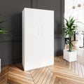 PRO Garderobenschrank | 4 OH, 800 - 1000 x 1510 mm, Soft-Close, Weiß - 3 Thumbnail Image