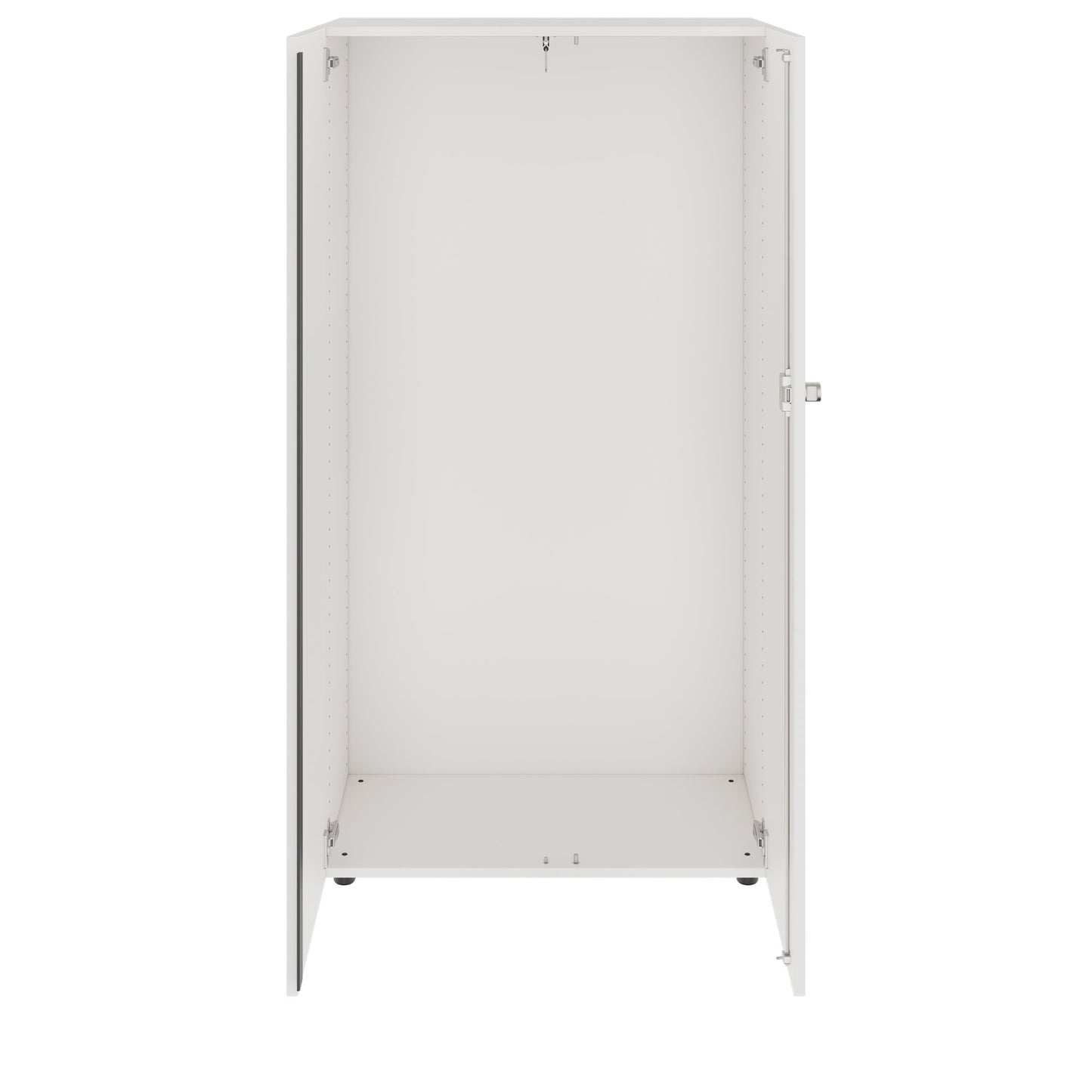 PRO Gabinetto di Cloakroom | 4 OH, 800 - 1000 x 1510 mm, morbido -close, bianco