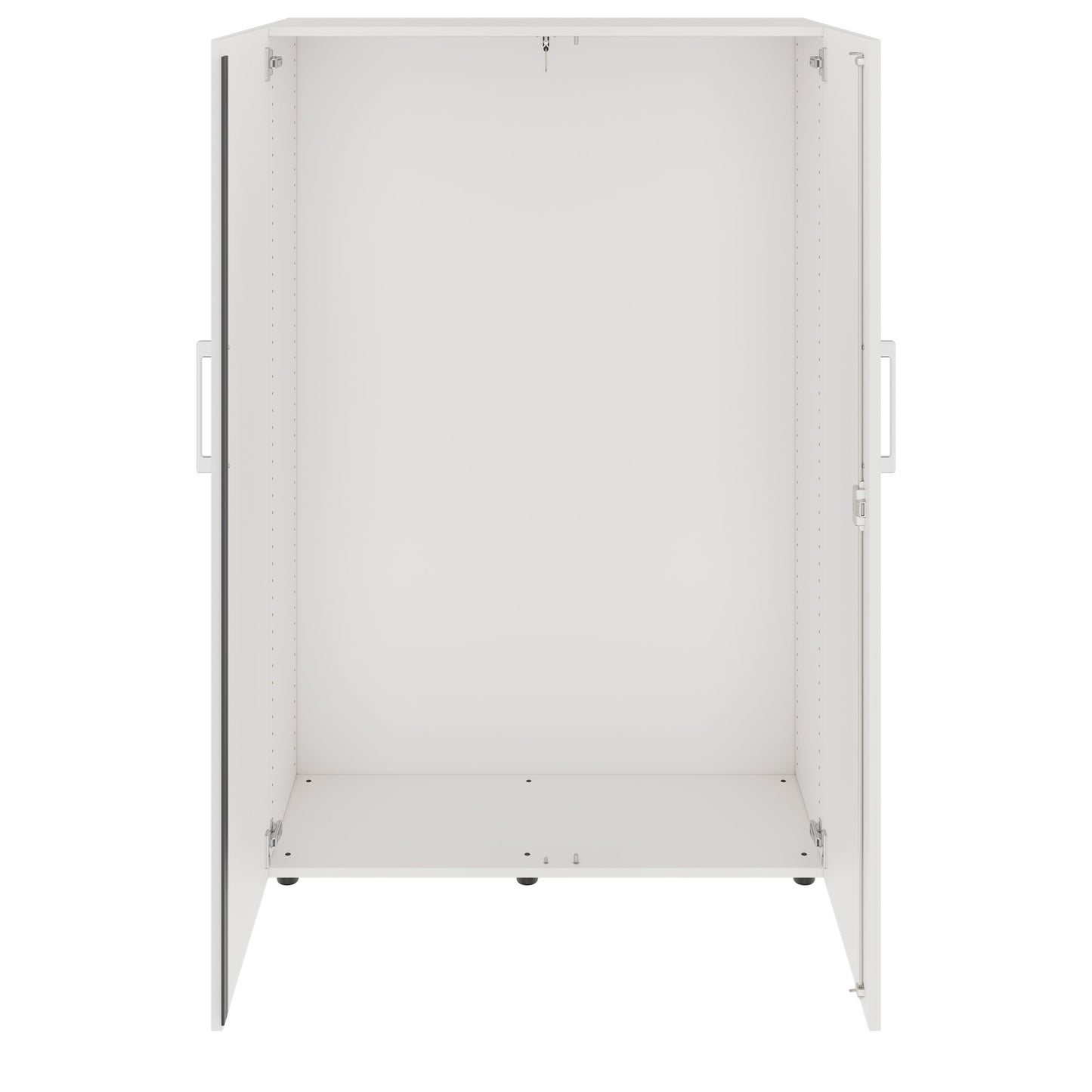 PRO Gabinetto di Cloakroom | 4 OH, 800 - 1000 x 1510 mm, morbido -close, bianco
