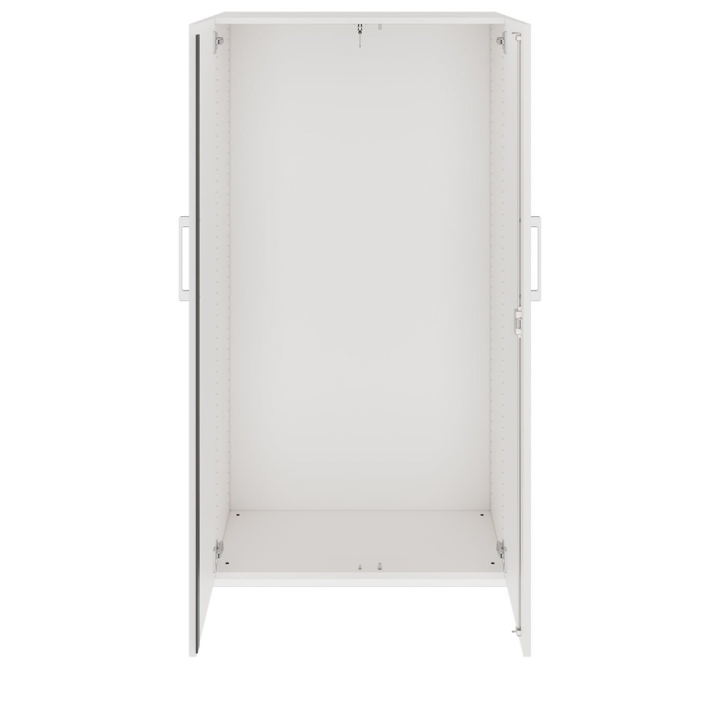 PRO Gabinetto di Cloakroom | 4 OH, 800 - 1000 x 1510 mm, morbido -close, bianco