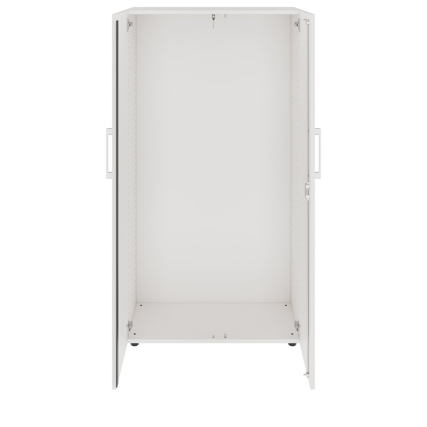 PRO Gabinetto di Cloakroom | 4 OH, 800 - 1000 x 1510 mm, morbido -close, bianco