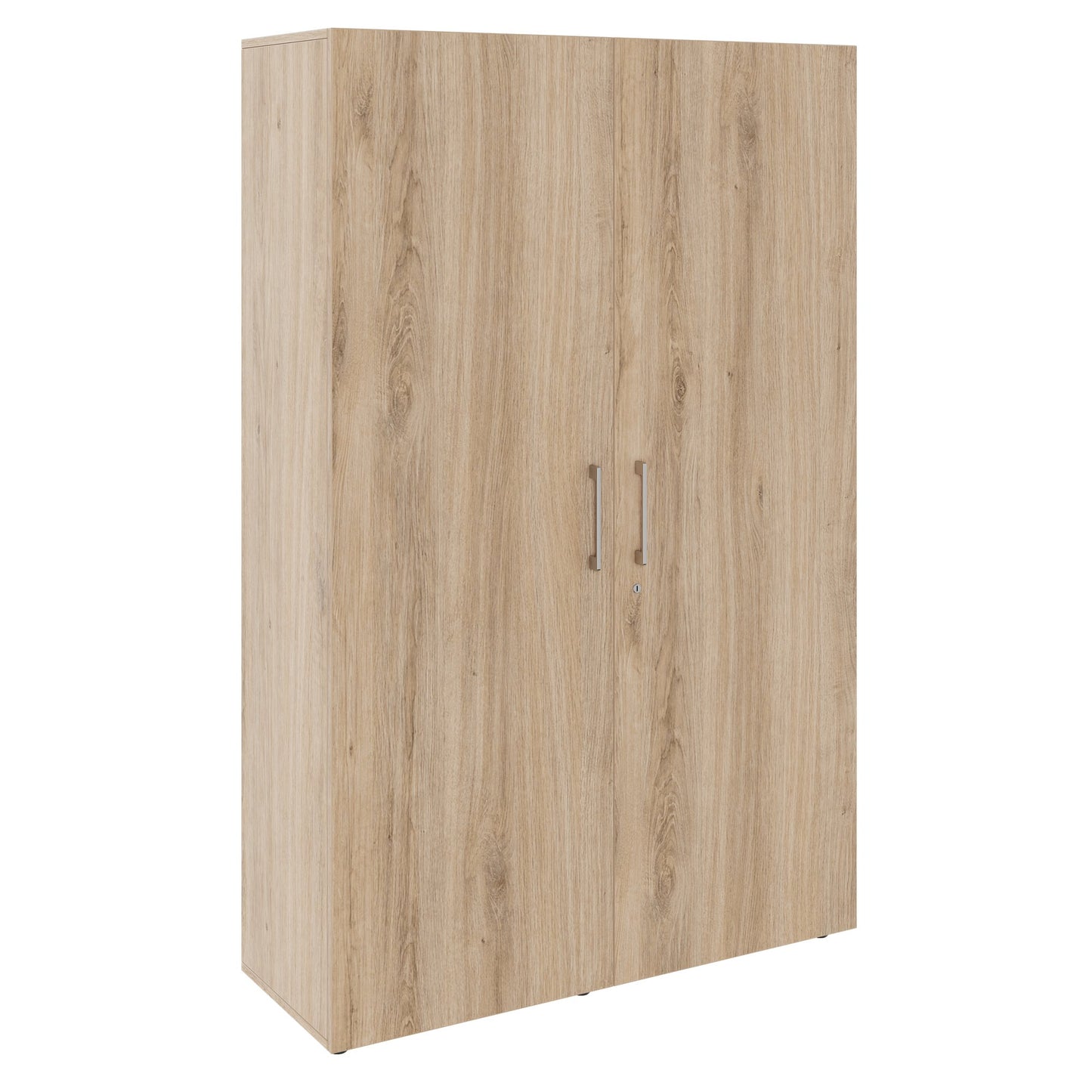 PRO Gabinetto di Cloakroom | 5 OH, 1200 x 1880 mm, con scaffale, chiusura morbida, quercia naturale