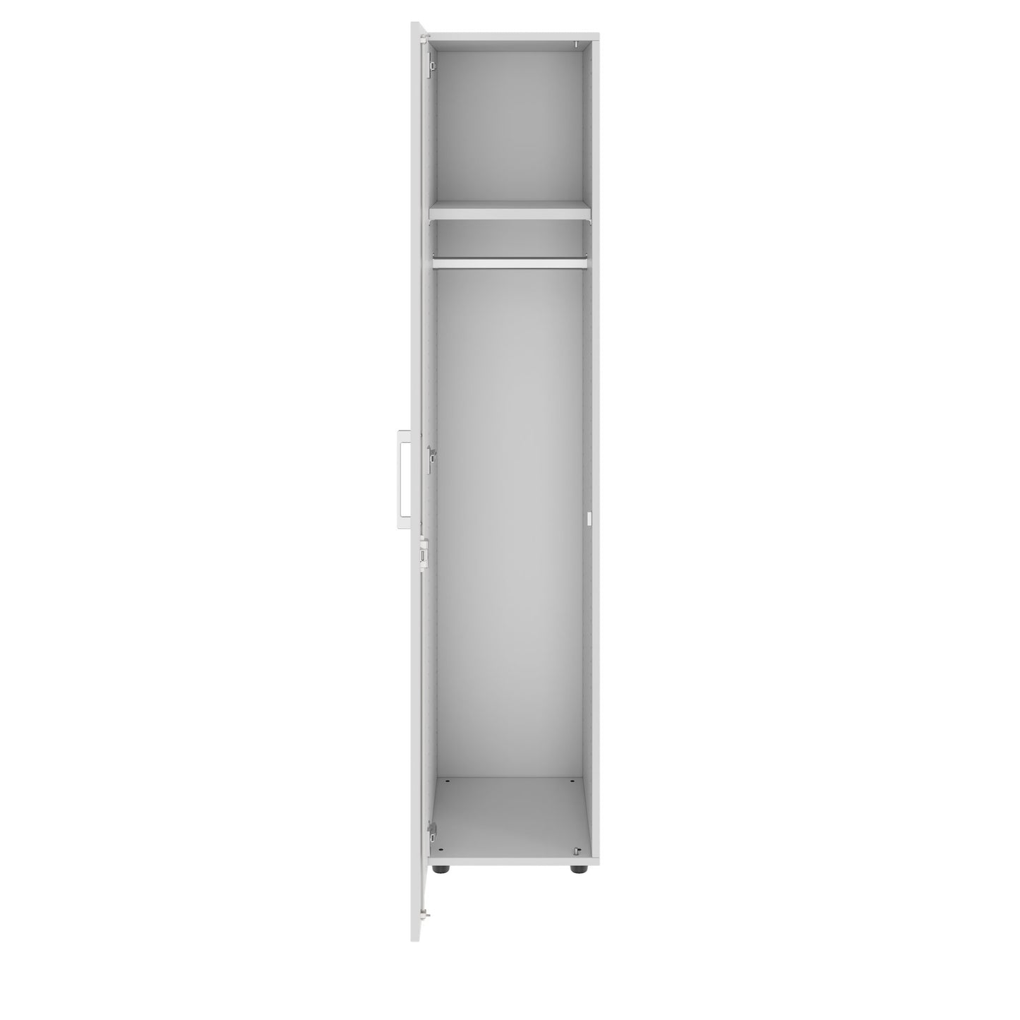 PRO Gabinetto di Cloakroom | 5 OH, 400 - 600 x 1880 mm, morbido -close, grigio