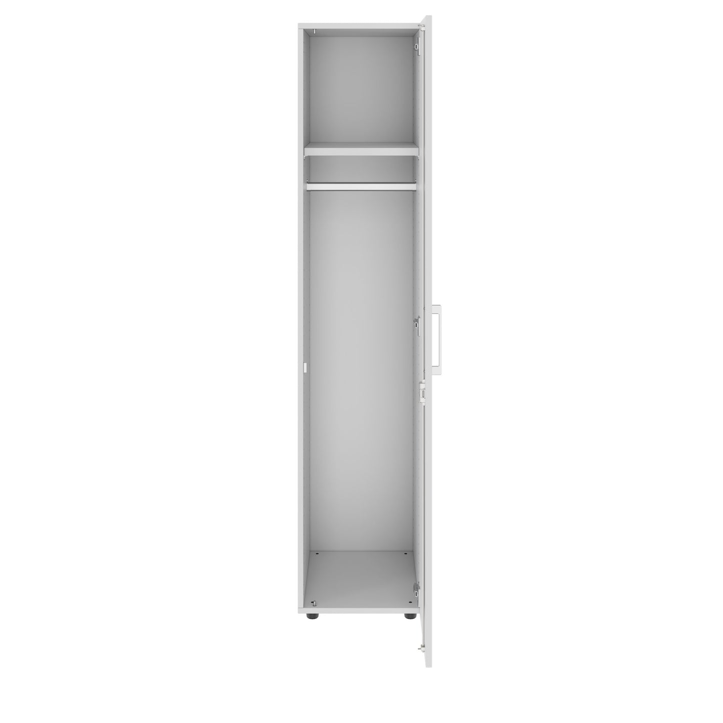PRO Gabinetto di Cloakroom | 5 OH, 400 - 600 x 1880 mm, morbido -close, grigio