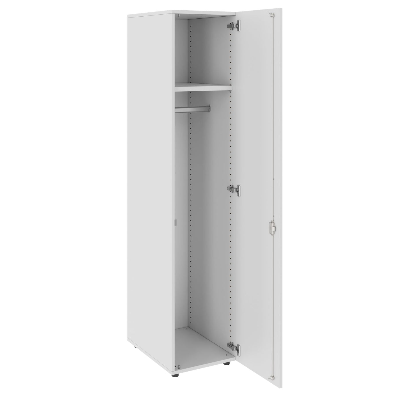 PRO Gabinetto di Cloakroom | 5 OH, 400 - 600 x 1880 mm, morbido -close, grigio
