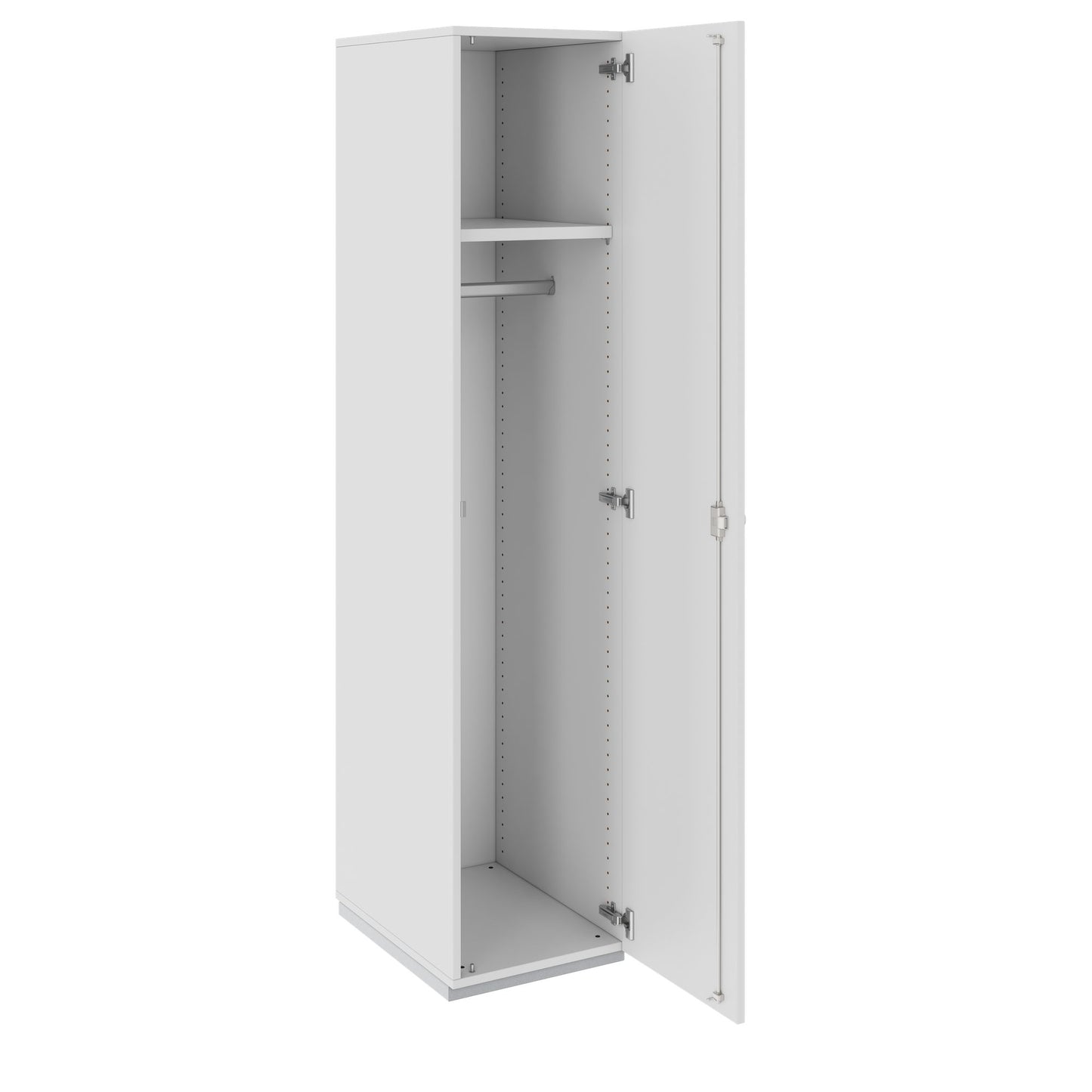 PRO Gabinetto di Cloakroom | 5 OH, 400 - 600 x 1880 mm, morbido -close, grigio