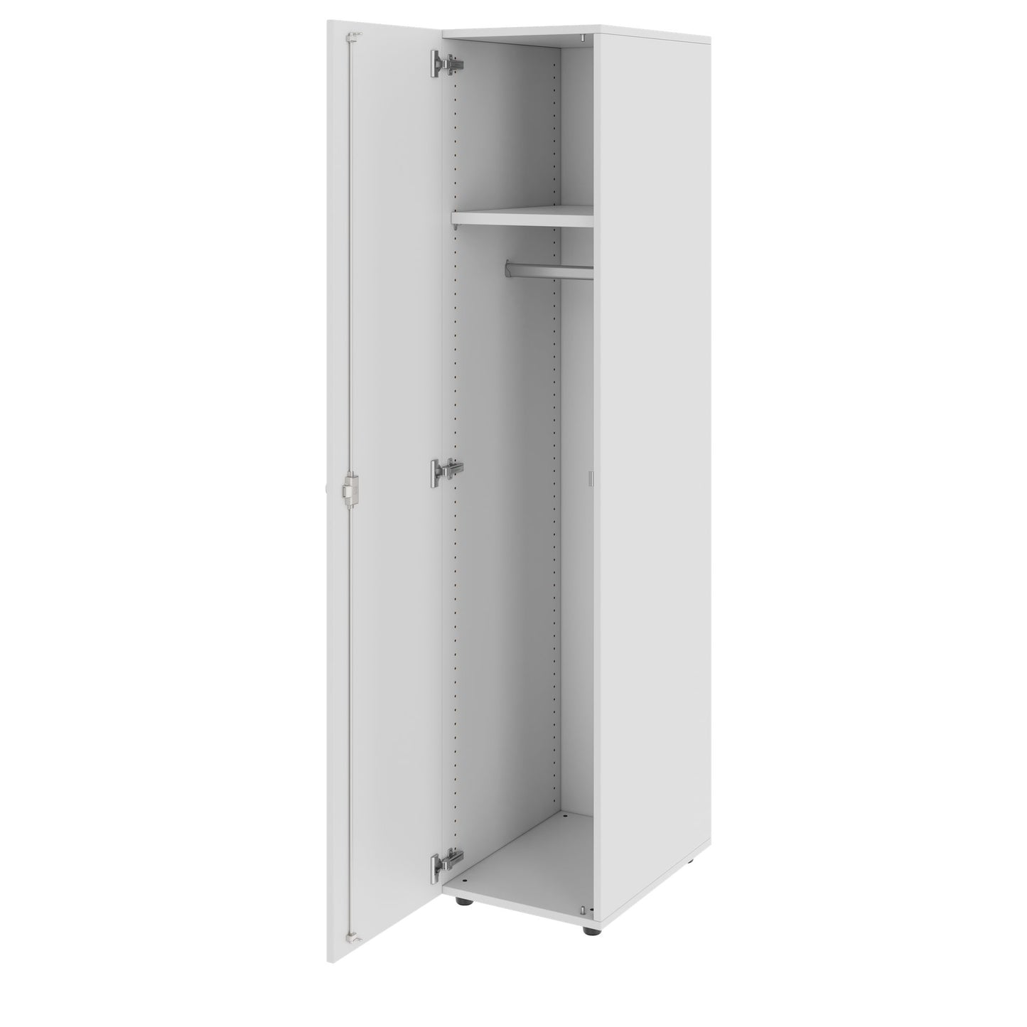 PRO Gabinetto di Cloakroom | 5 OH, 400 - 600 x 1880 mm, morbido -close, grigio