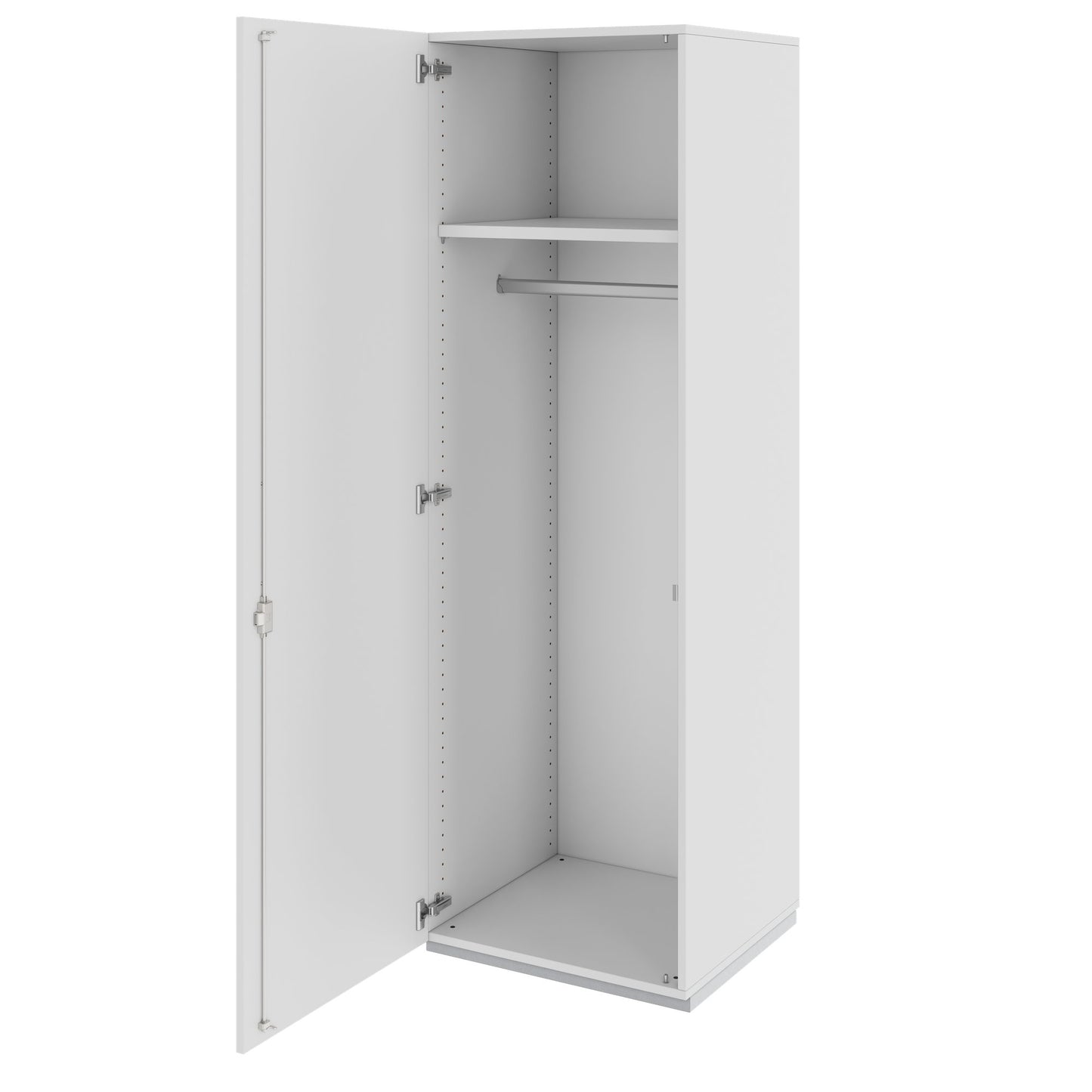 PRO Gabinetto di Cloakroom | 5 OH, 400 - 600 x 1880 mm, morbido -close, grigio