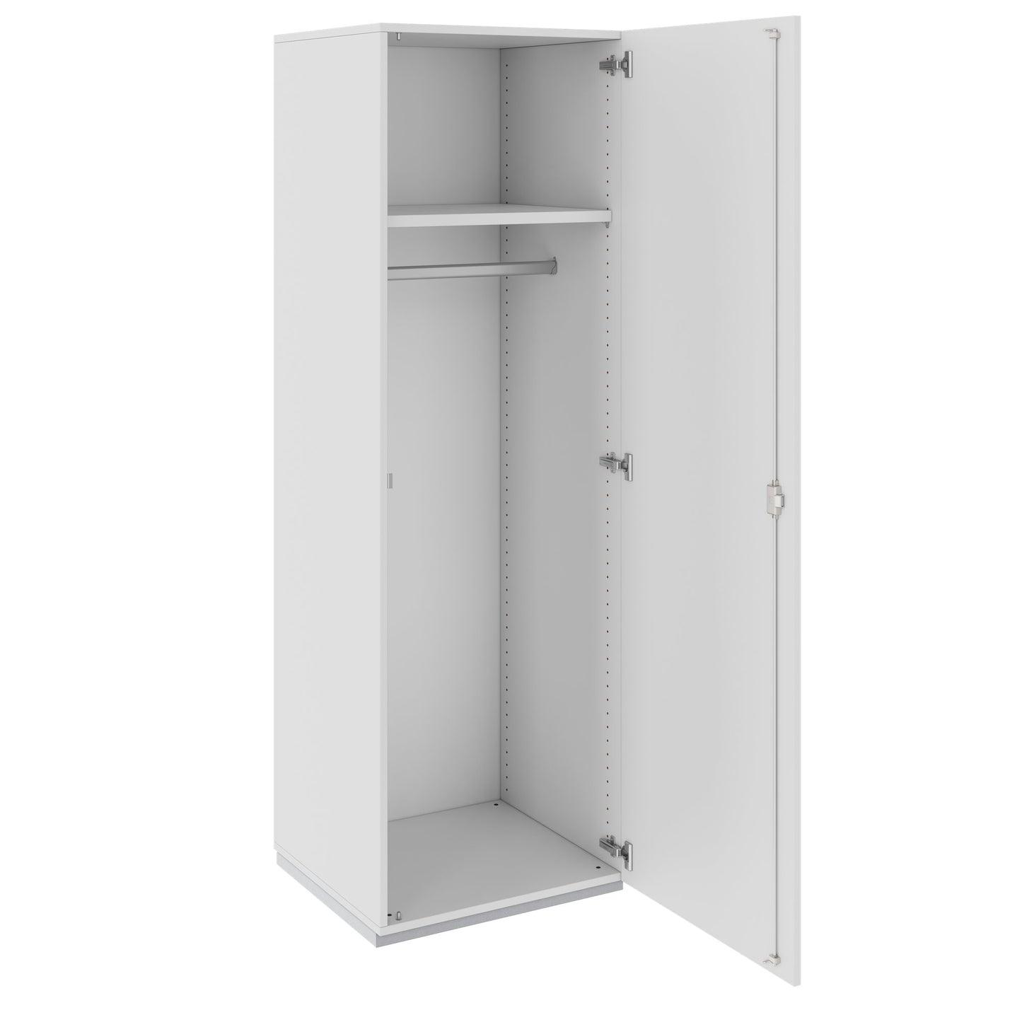 PRO Gabinetto di Cloakroom | 5 OH, 400 - 600 x 1880 mm, morbido -close, grigio