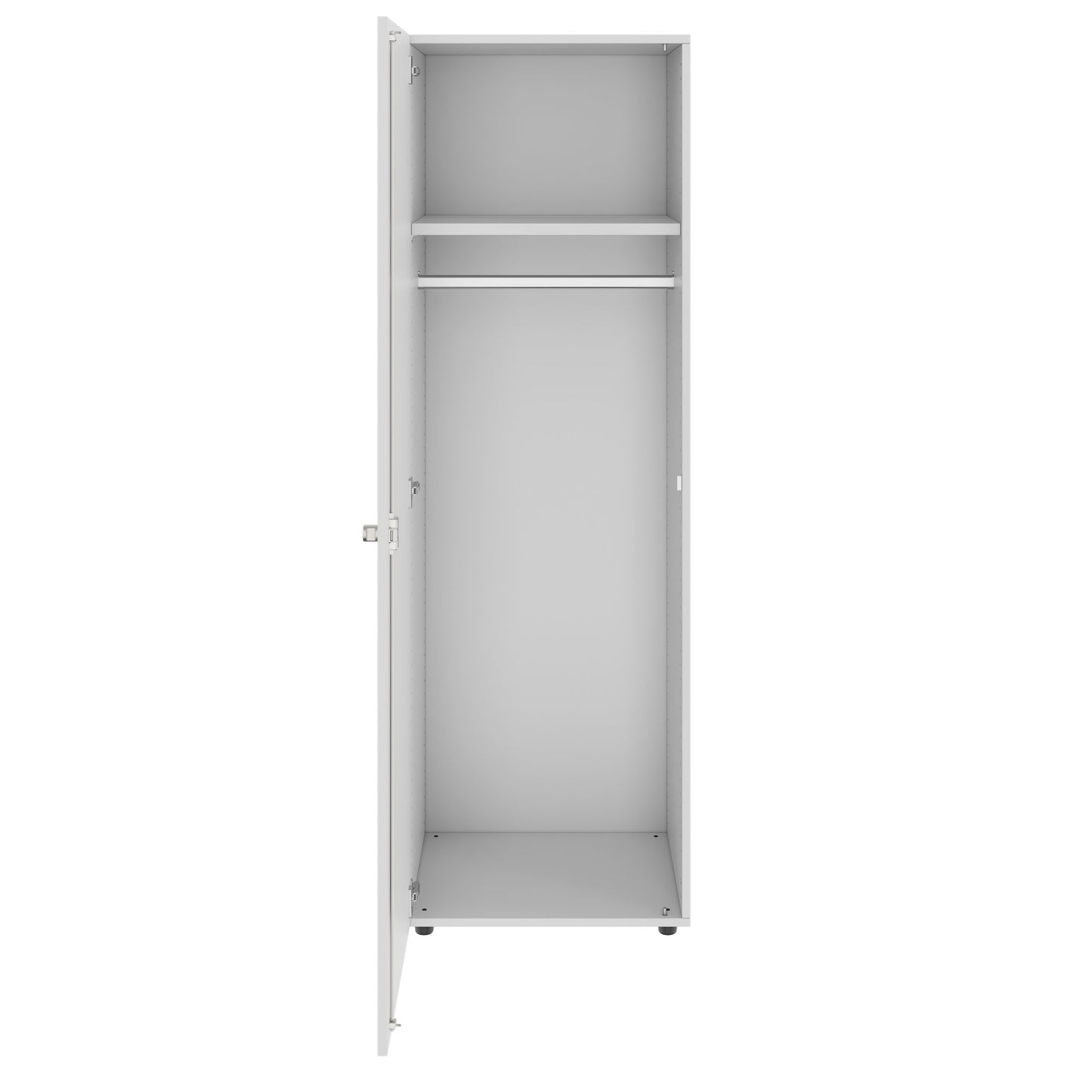 PRO Gabinetto di Cloakroom | 5 OH, 400 - 600 x 1880 mm, morbido -close, grigio
