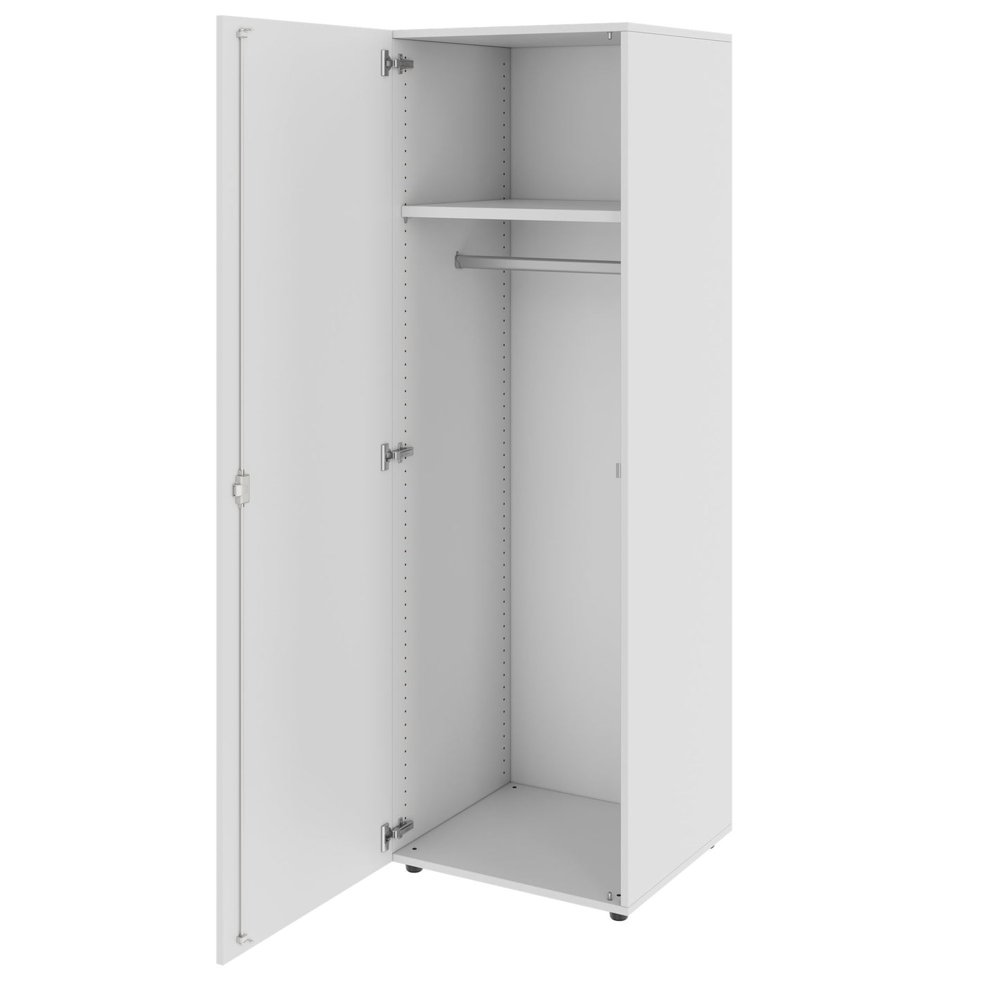 PRO Gabinetto di Cloakroom | 5 OH, 400 - 600 x 1880 mm, morbido -close, grigio