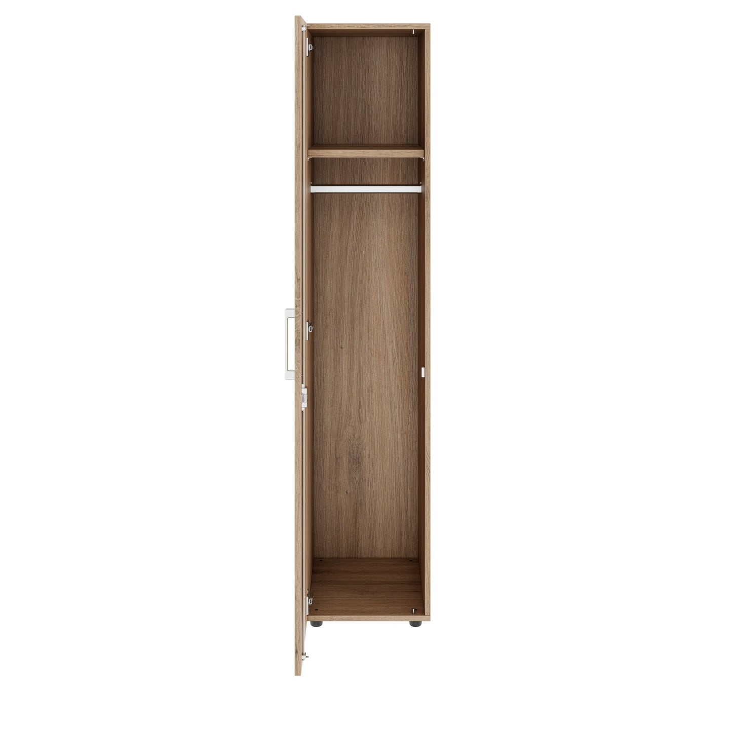 PRO Gabinetto di Cloakroom | 5 OH, 400 - 600 x 1880 mm, morbido, quercia naturale