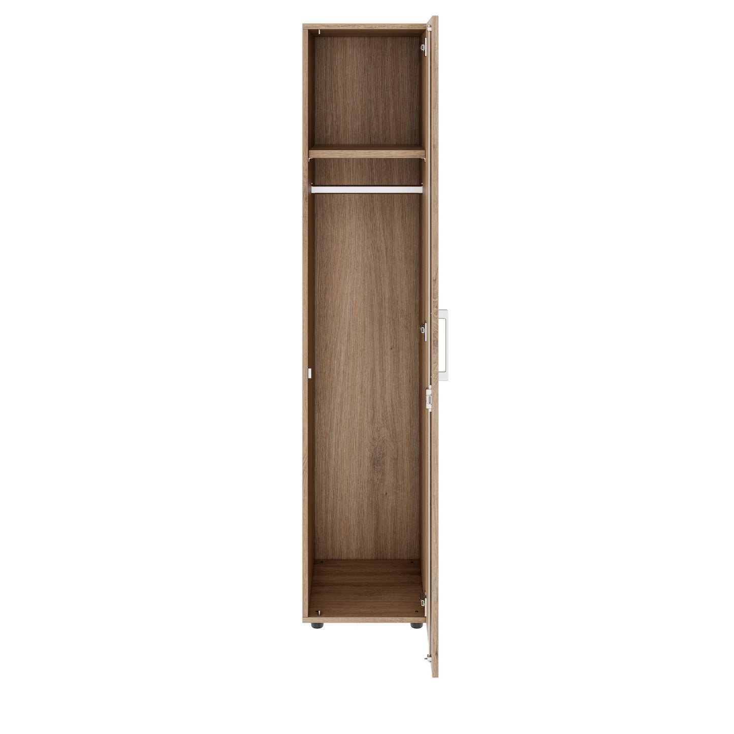 PRO Gabinetto di Cloakroom | 5 OH, 400 - 600 x 1880 mm, morbido, quercia naturale