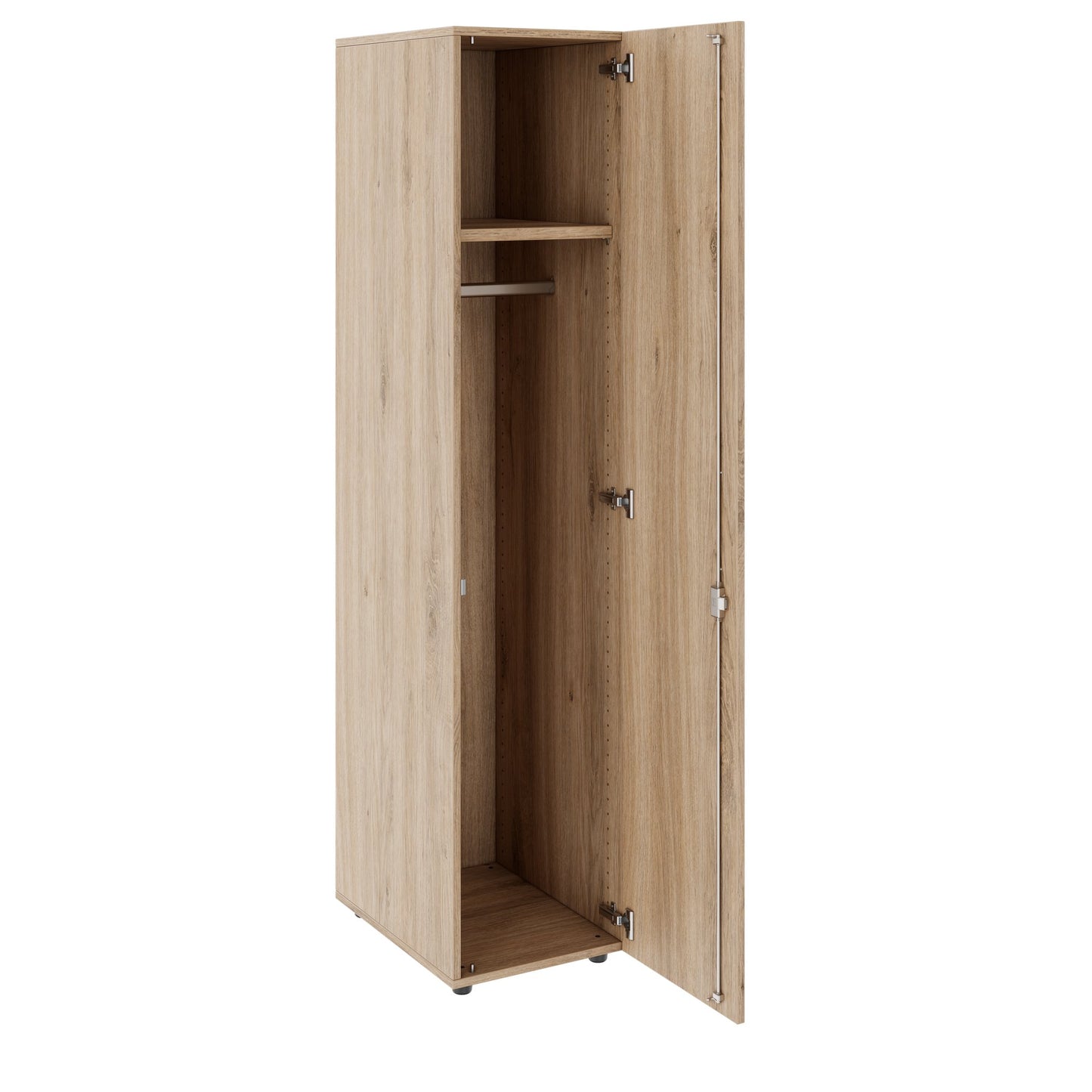 PRO Gabinetto di Cloakroom | 5 OH, 400 - 600 x 1880 mm, morbido, quercia naturale