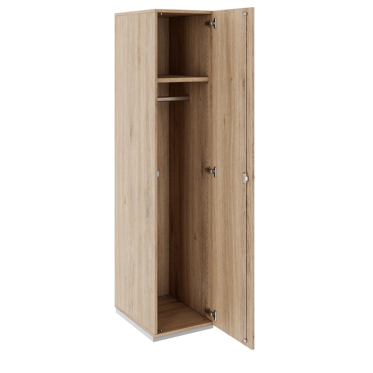 PRO Gabinetto di Cloakroom | 5 OH, 400 - 600 x 1880 mm, morbido, quercia naturale