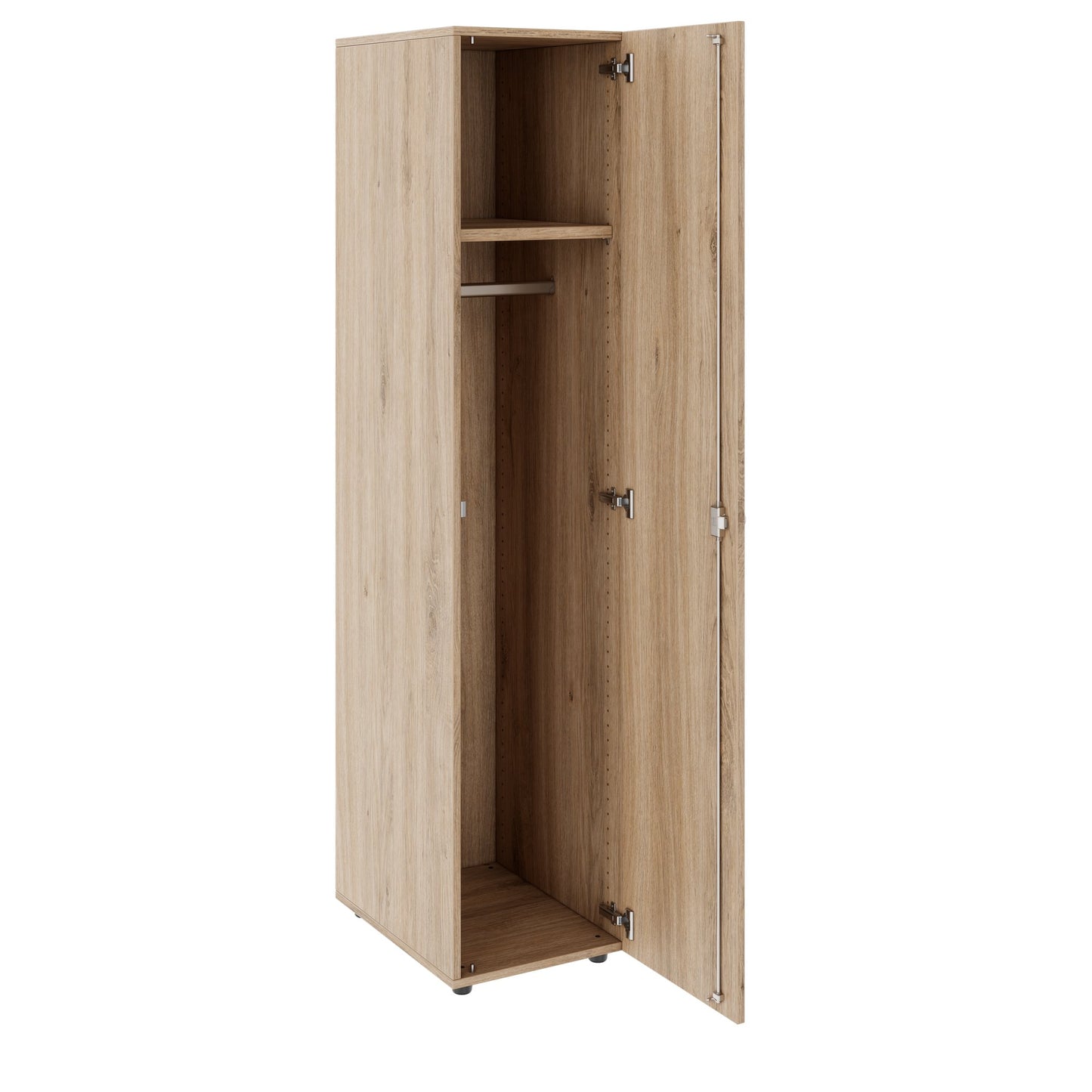 PRO Gabinetto di Cloakroom | 5 OH, 400 - 600 x 1880 mm, morbido, quercia naturale