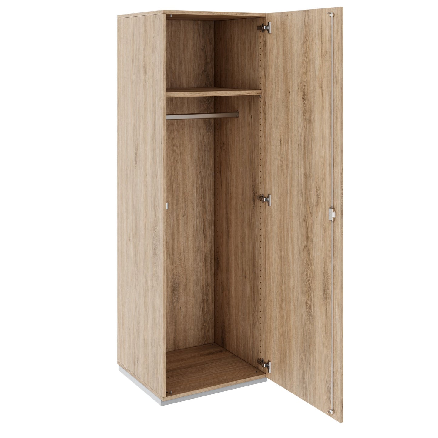 PRO Gabinetto di Cloakroom | 5 OH, 400 - 600 x 1880 mm, morbido, quercia naturale