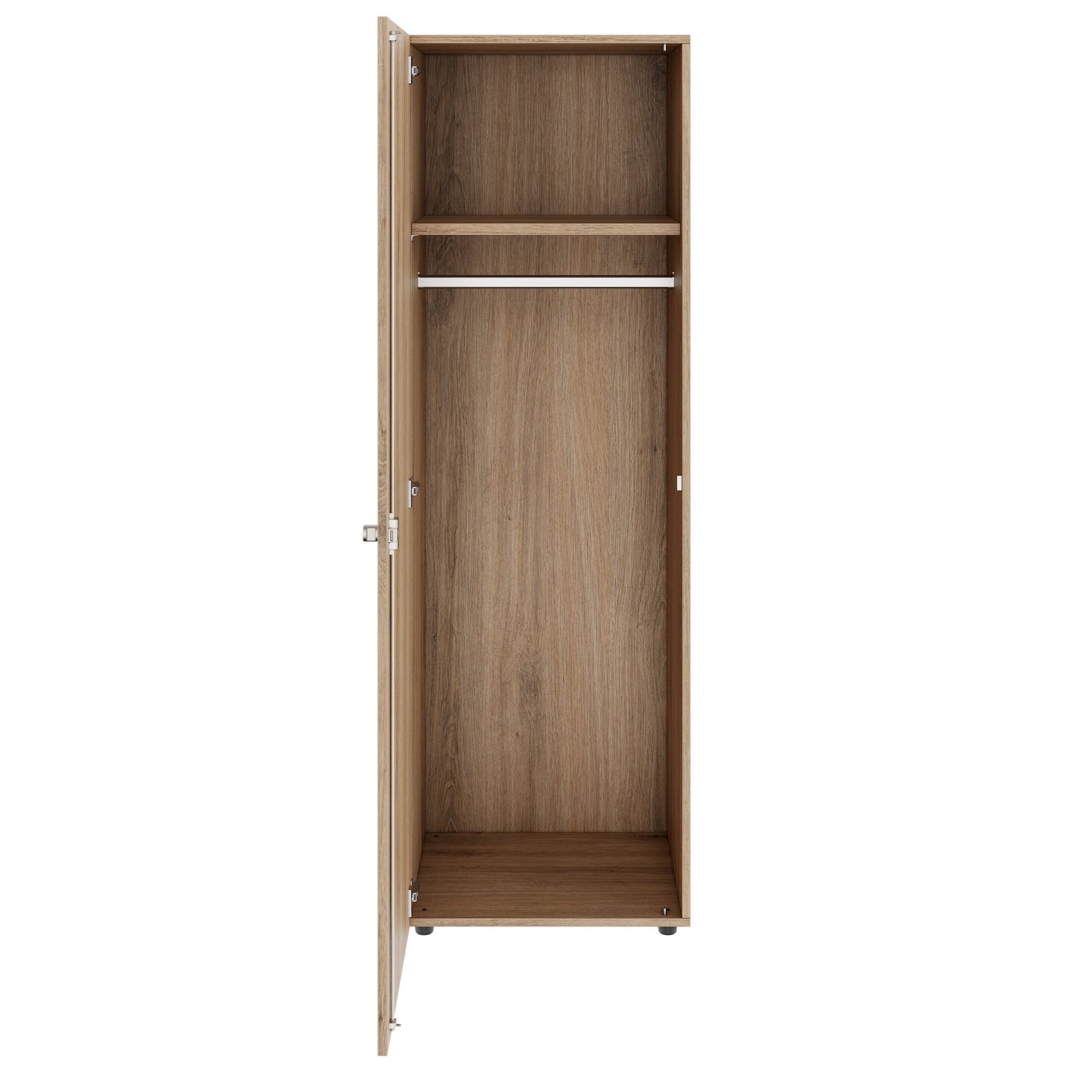 PRO Gabinetto di Cloakroom | 5 OH, 400 - 600 x 1880 mm, morbido, quercia naturale