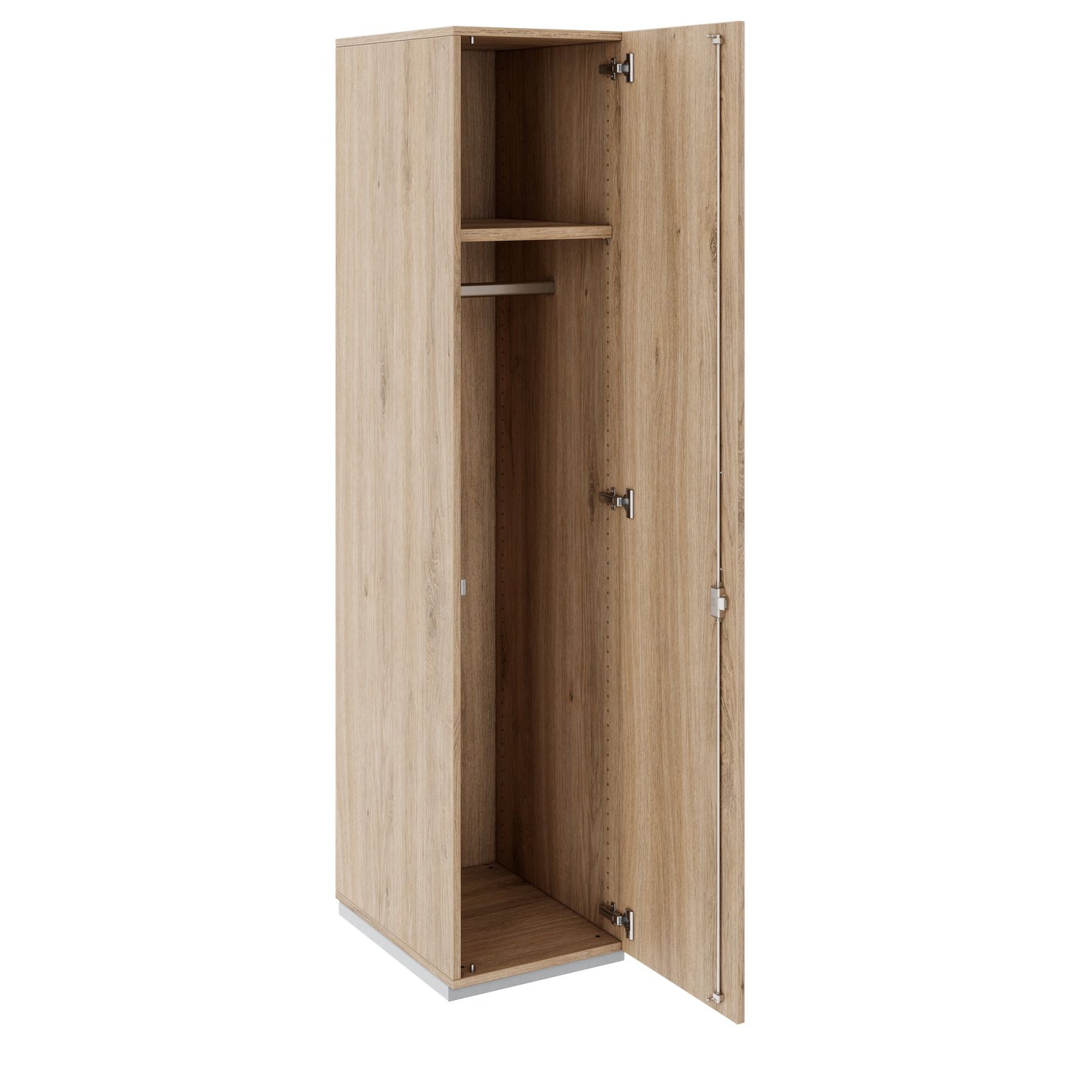 PRO Gabinetto di Cloakroom | 5 OH, 400 - 600 x 1880 mm, morbido, quercia naturale