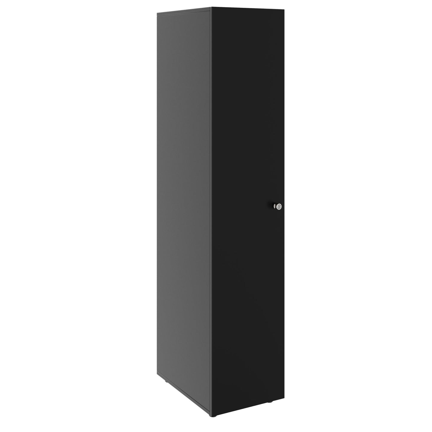 PRO Gabinetto di Cloakroom | 5 OH, 400 - 600 x 1880 mm, morbido, nero