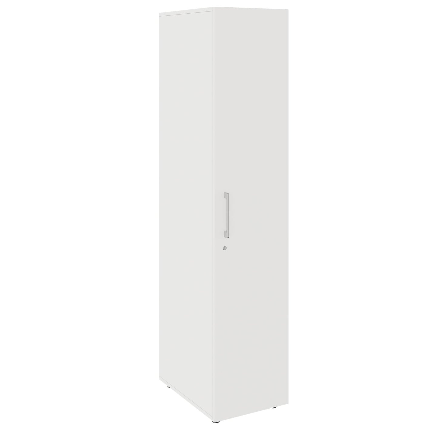 PRO Gabinetto di Cloakroom | 5 OH, 400 - 600 x 1880 mm, morbido, bianco