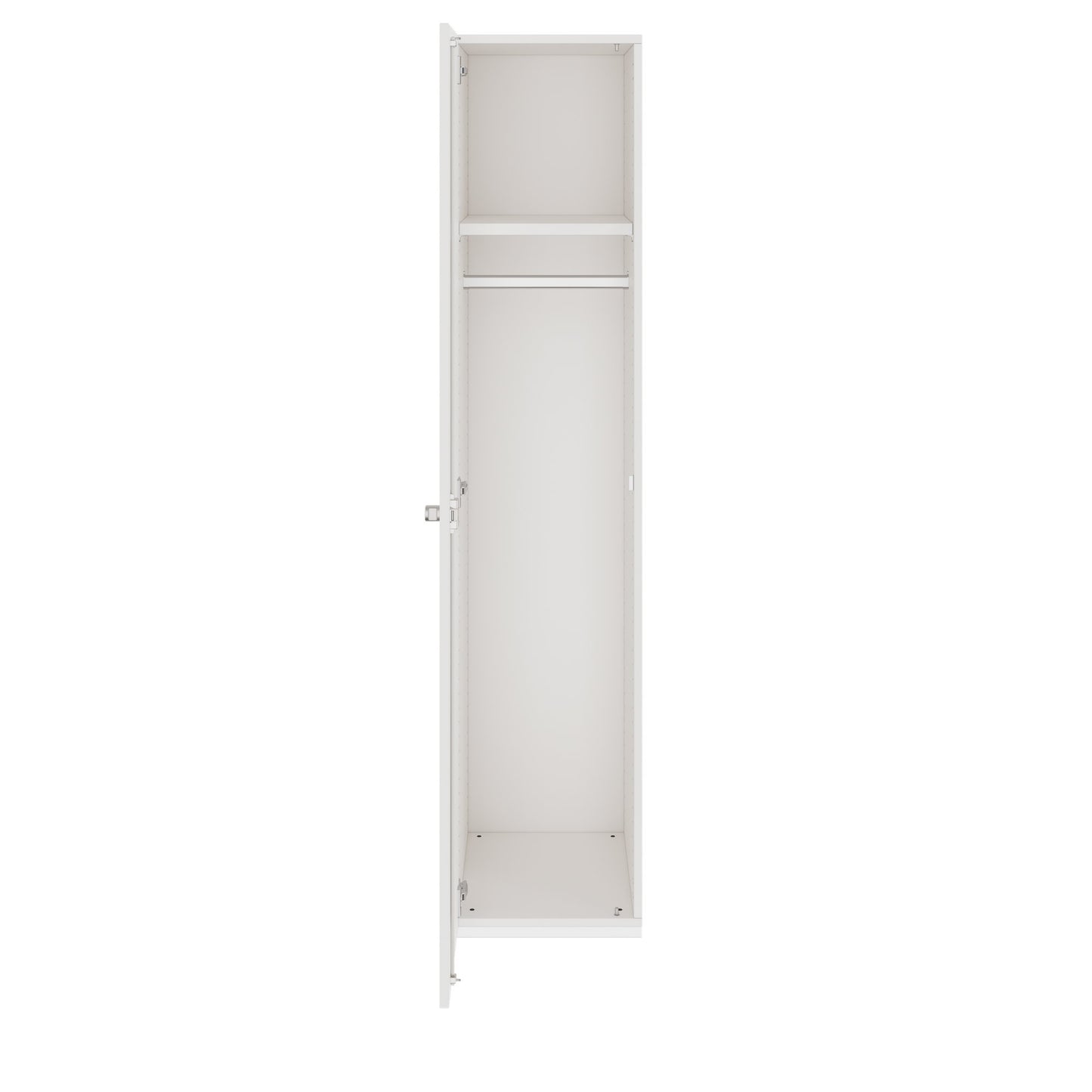 PRO Gabinetto di Cloakroom | 5 OH, 400 - 600 x 1880 mm, morbido, bianco