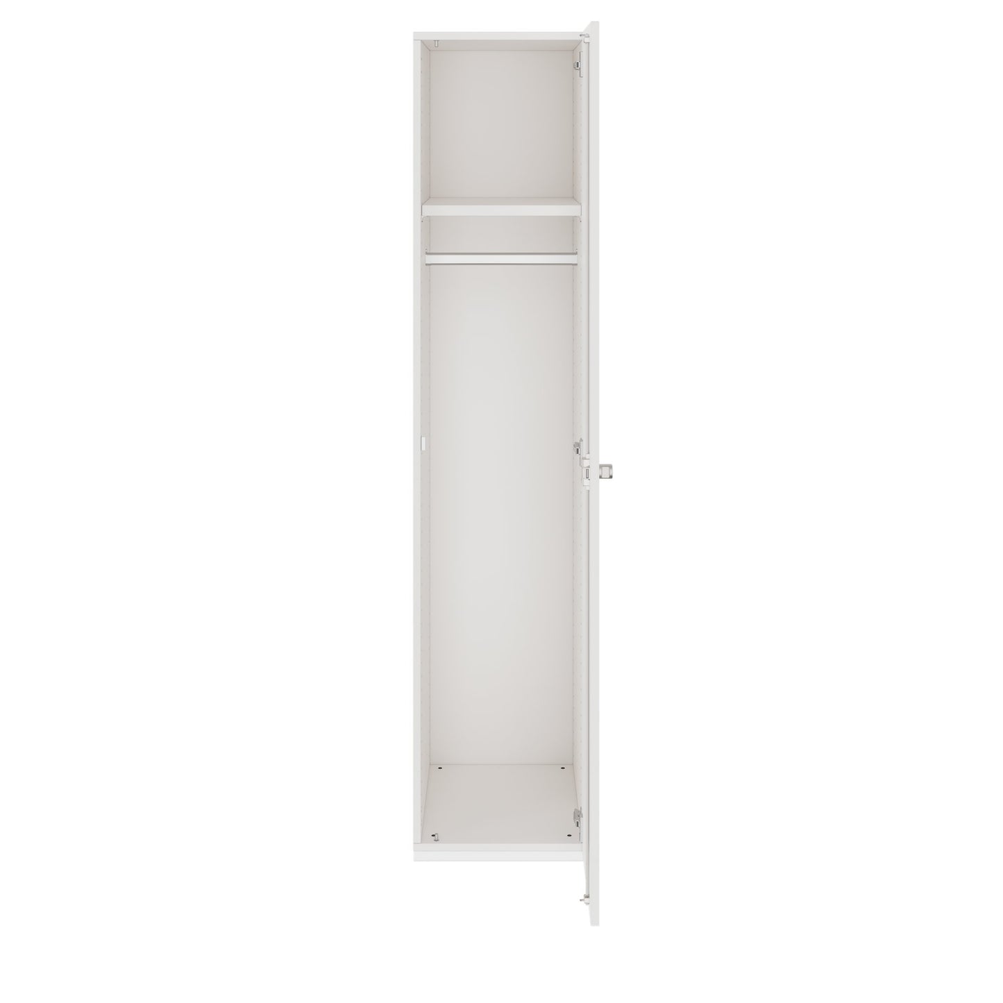 PRO Gabinetto di Cloakroom | 5 OH, 400 - 600 x 1880 mm, morbido, bianco