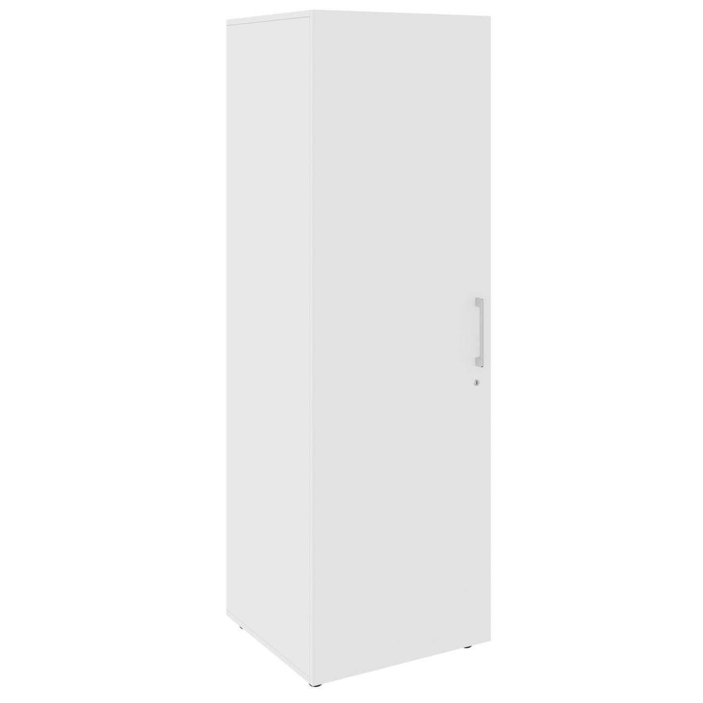 PRO Gabinetto di Cloakroom | 5 OH, 400 - 600 x 1880 mm, morbido, bianco