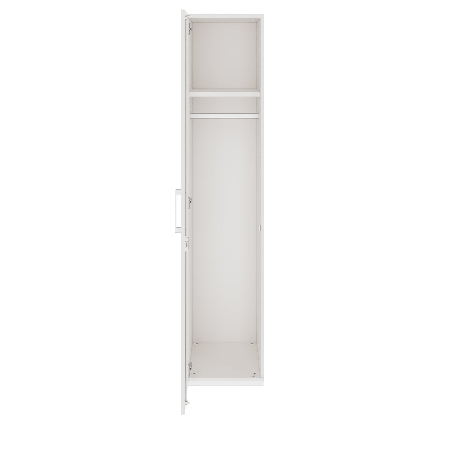 PRO Gabinetto di Cloakroom | 5 OH, 400 - 600 x 1880 mm, morbido, bianco