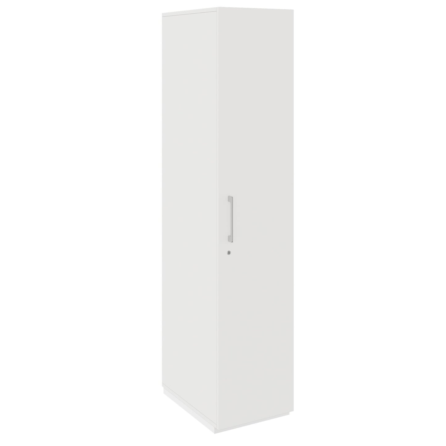PRO Gabinetto di Cloakroom | 5 OH, 400 - 600 x 1880 mm, morbido, bianco