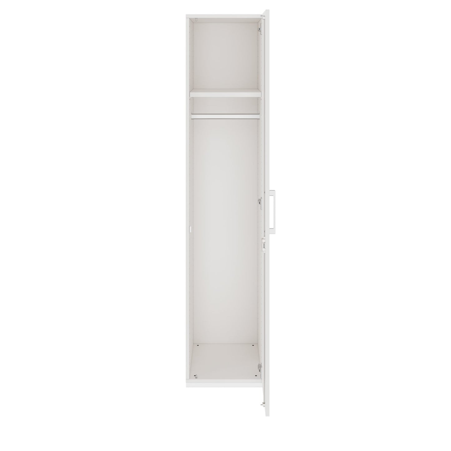 PRO Gabinetto di Cloakroom | 5 OH, 400 - 600 x 1880 mm, morbido, bianco