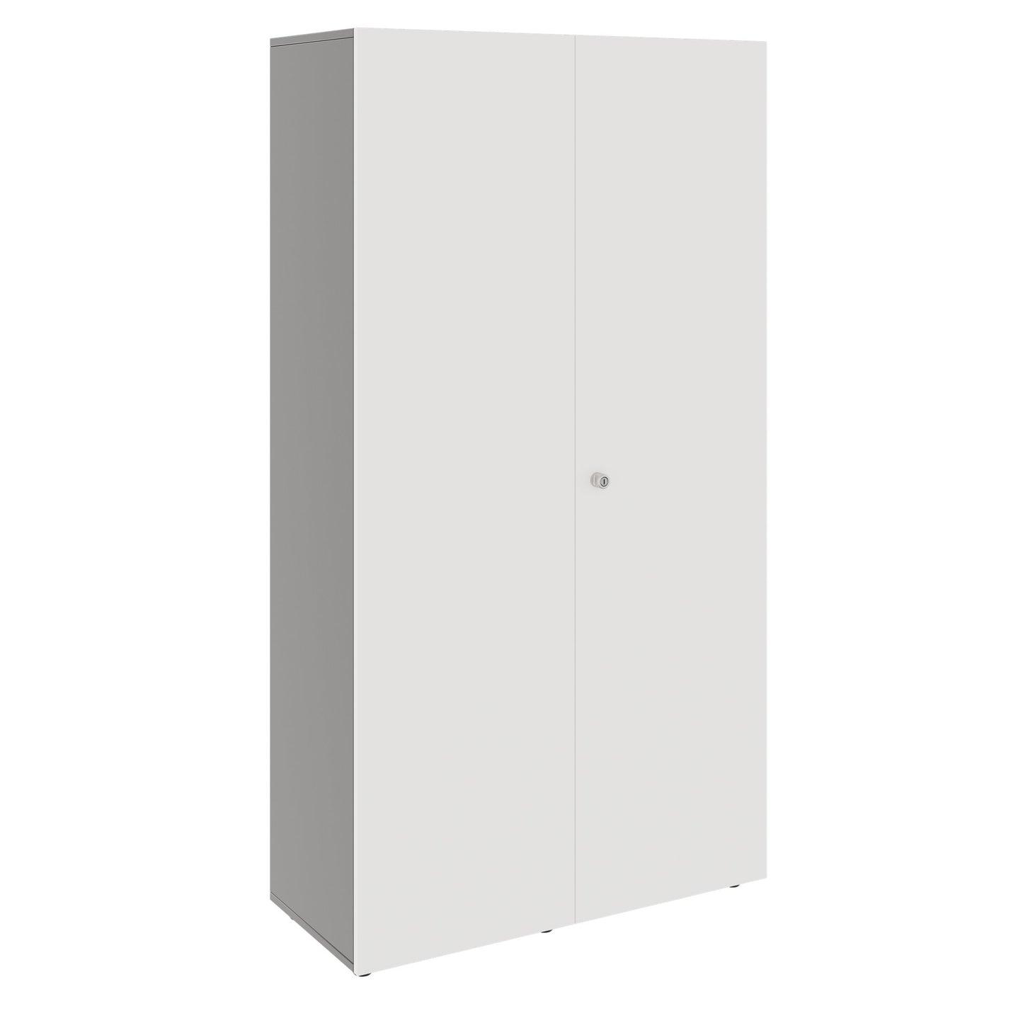 PRO Gabinetto di Cloakroom | 5 OH, 800 - 1000 x 1880 mm, morbido -close, grafite / bianco