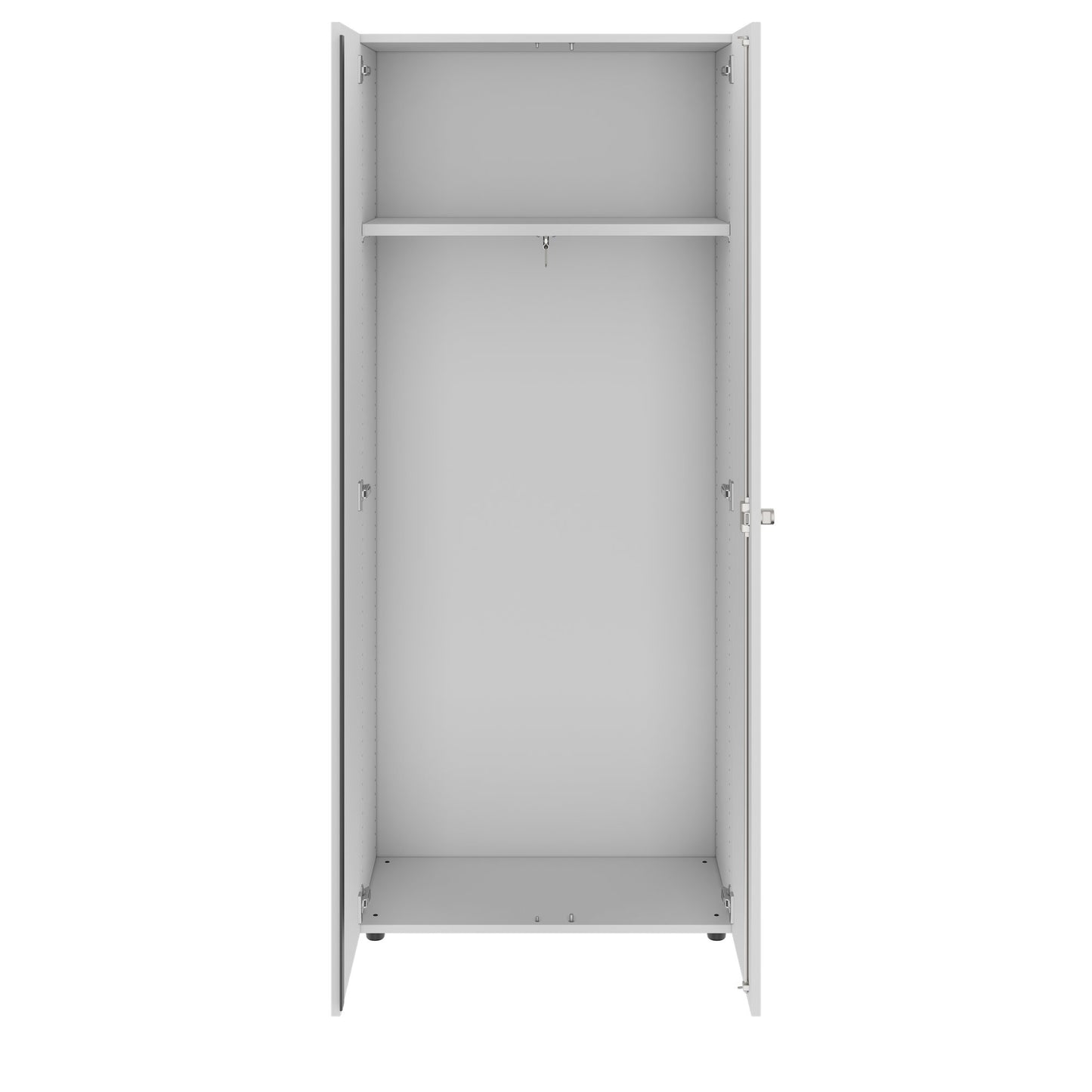 PRO Gabinetto di Cloakroom | 5 OH, 800 - 1000 x 1880 mm, morbido -close, grigio
