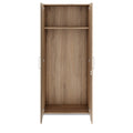 PRO Garderobenschrank | 5 OH, 800 - 1000 x 1880 mm, Soft-Close, Natureiche - 3 Thumbnail Image