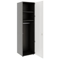 PRO Garderobenschrank | 6 OH, 400 - 600 x 2250 mm, Soft-Close, Graphit / Weiß - 4 Thumbnail Image
