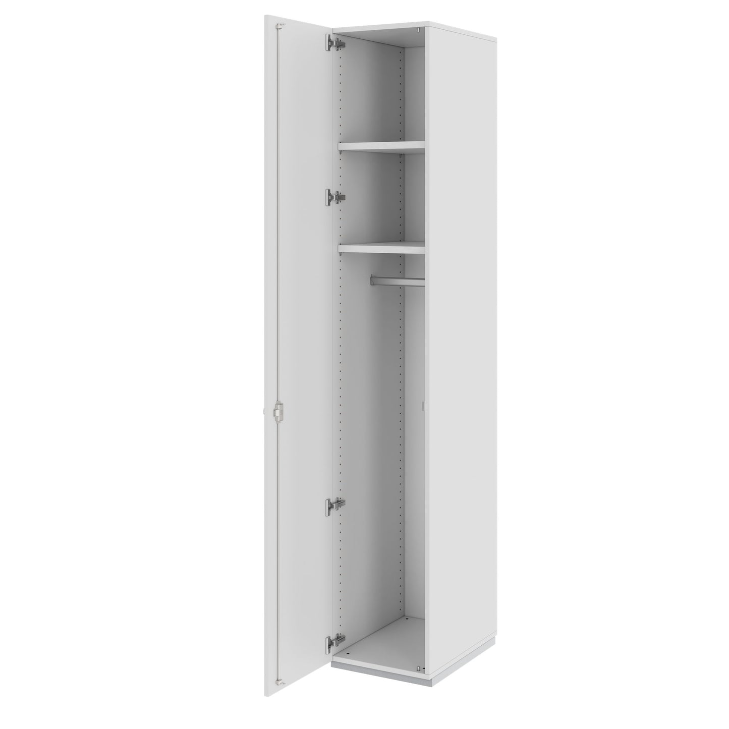 PRO Gabinetto di Cloakroom | 6 OH, 400 - 600 x 2250 mm, morbido, grigio