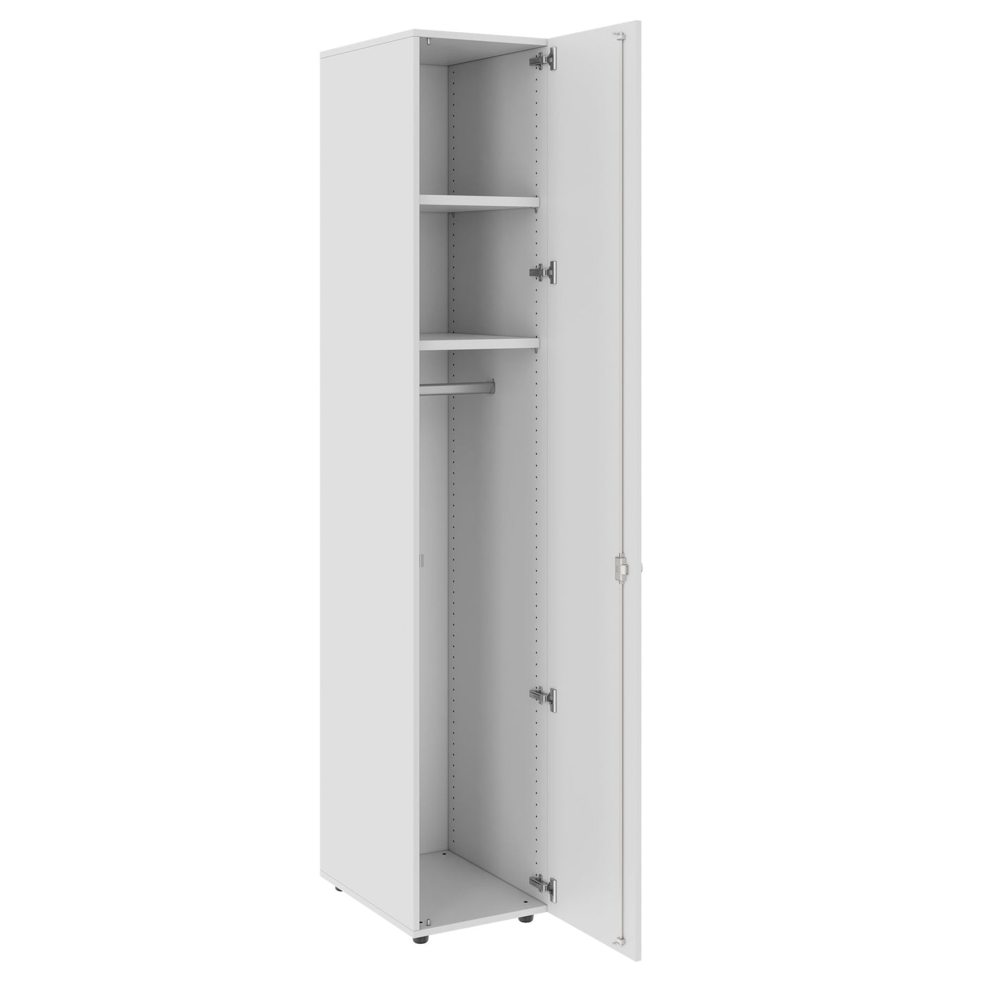 PRO Gabinetto di Cloakroom | 6 OH, 400 - 600 x 2250 mm, morbido, grigio