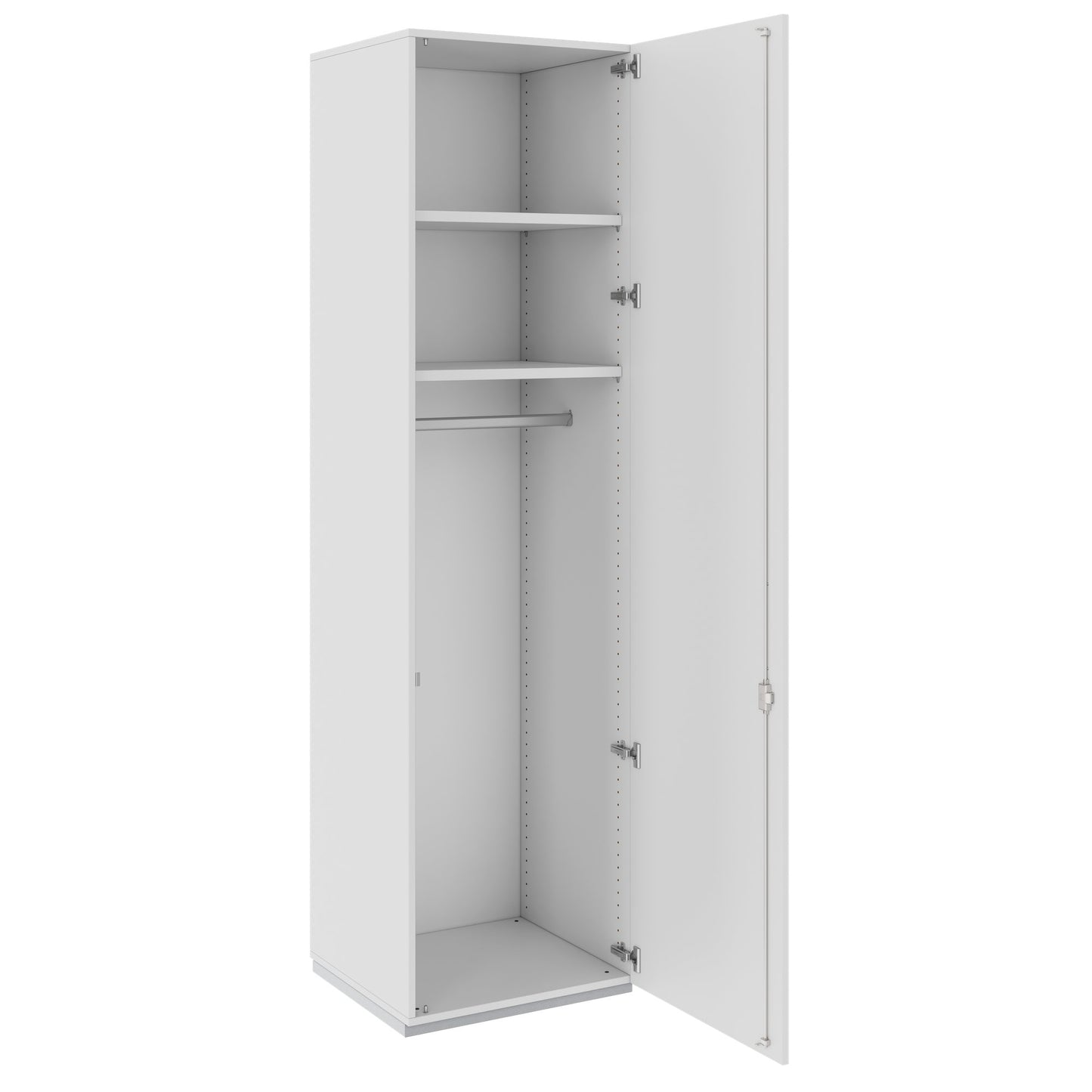PRO Gabinetto di Cloakroom | 6 OH, 400 - 600 x 2250 mm, morbido, grigio