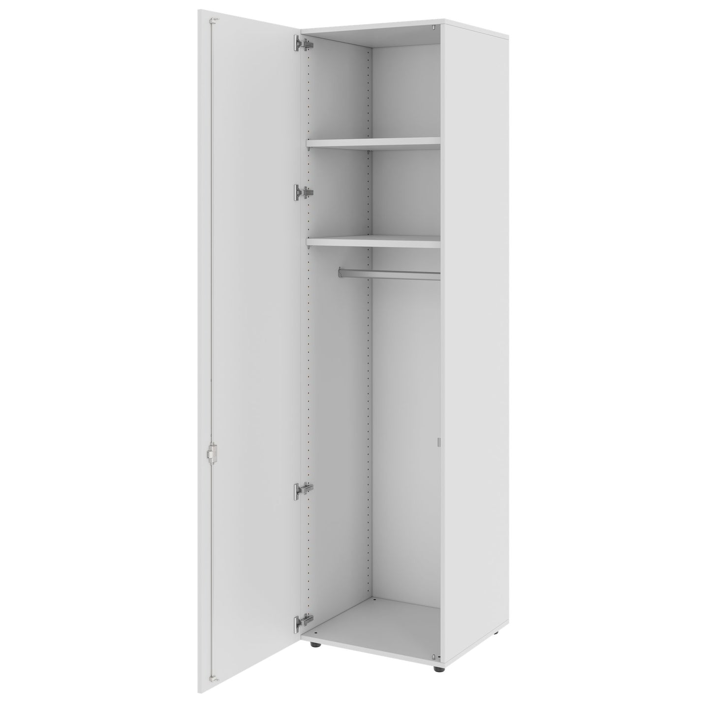 PRO Gabinetto di Cloakroom | 6 OH, 400 - 600 x 2250 mm, morbido, grigio