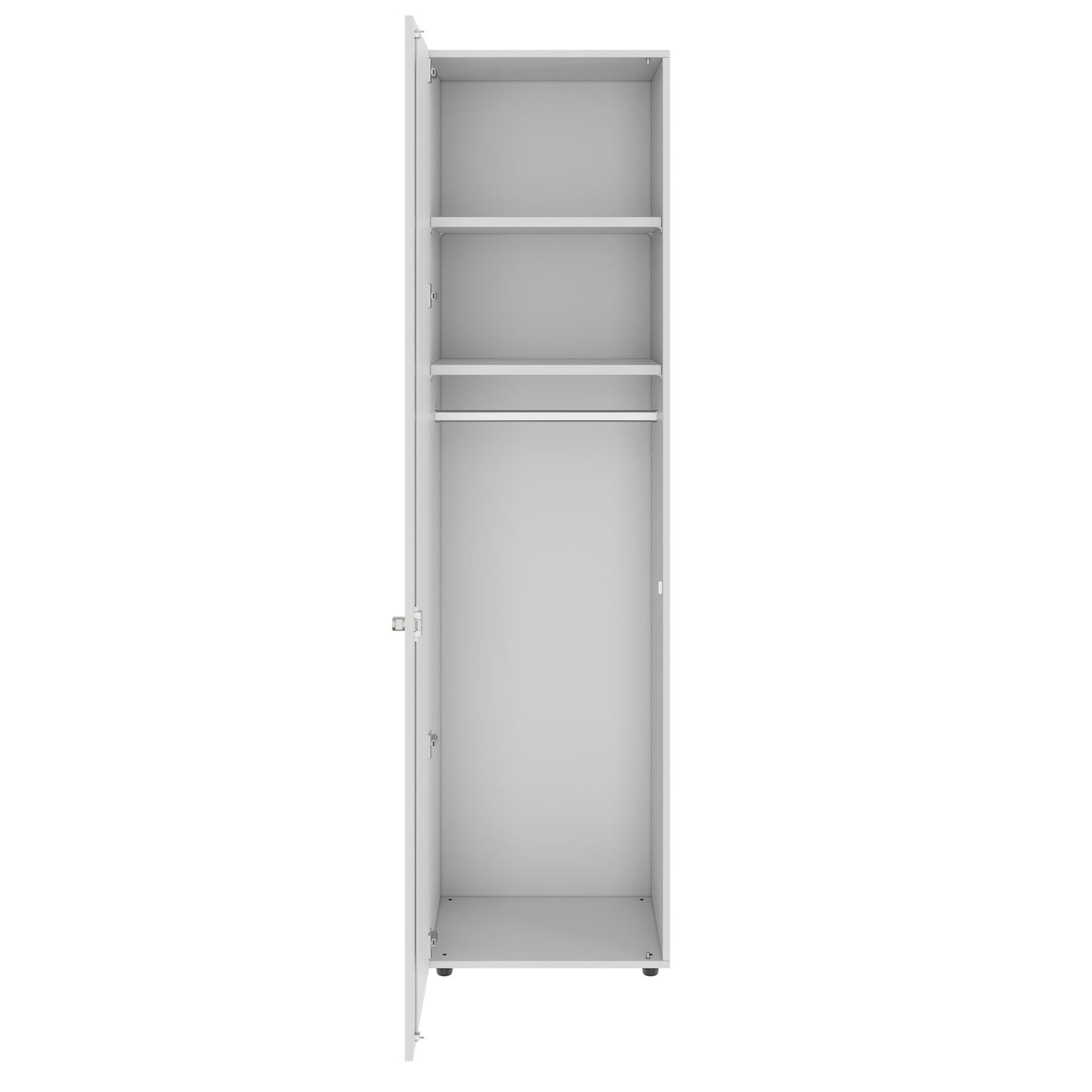 PRO Gabinetto di Cloakroom | 6 OH, 400 - 600 x 2250 mm, morbido, grigio