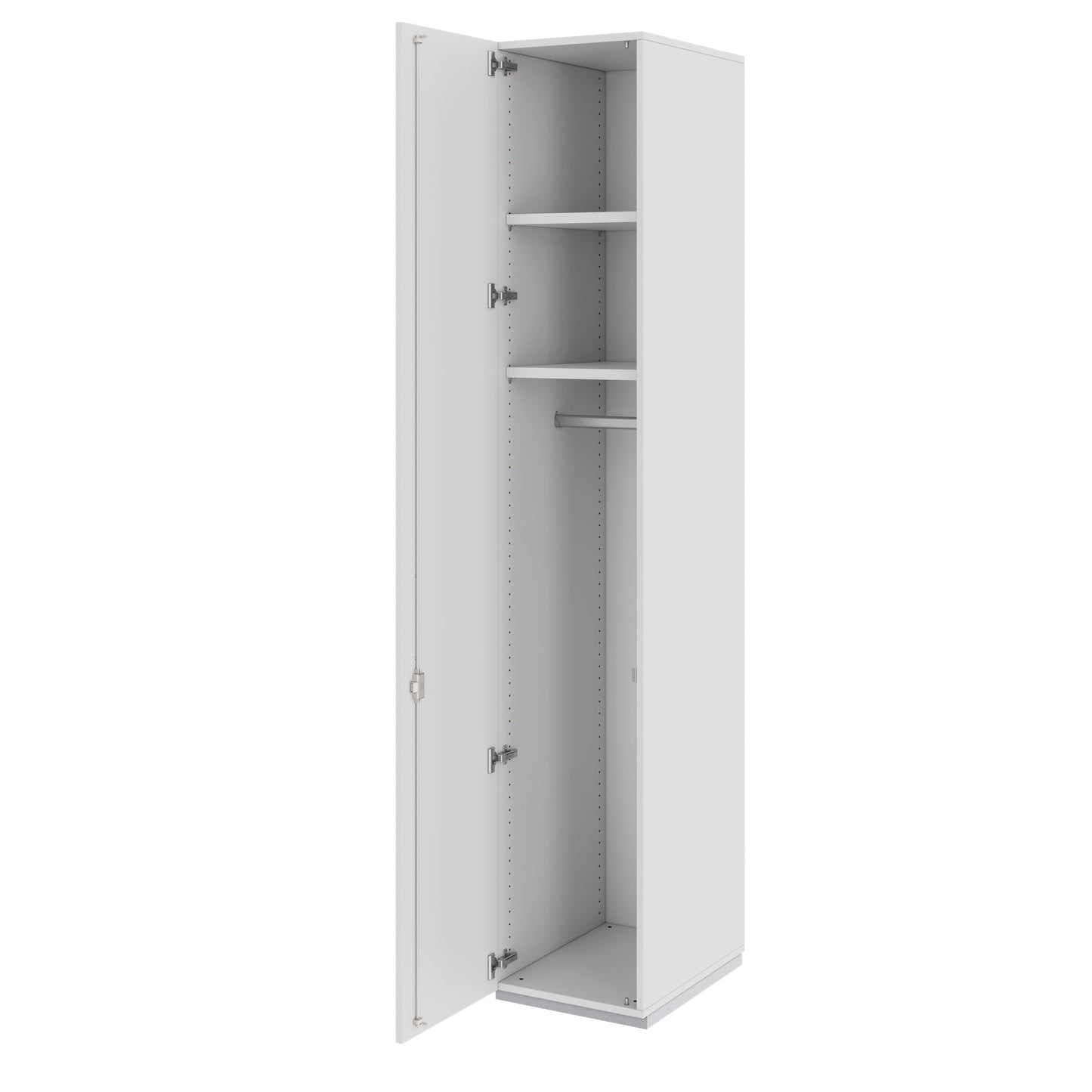 PRO Gabinetto di Cloakroom | 6 OH, 400 - 600 x 2250 mm, morbido, grigio