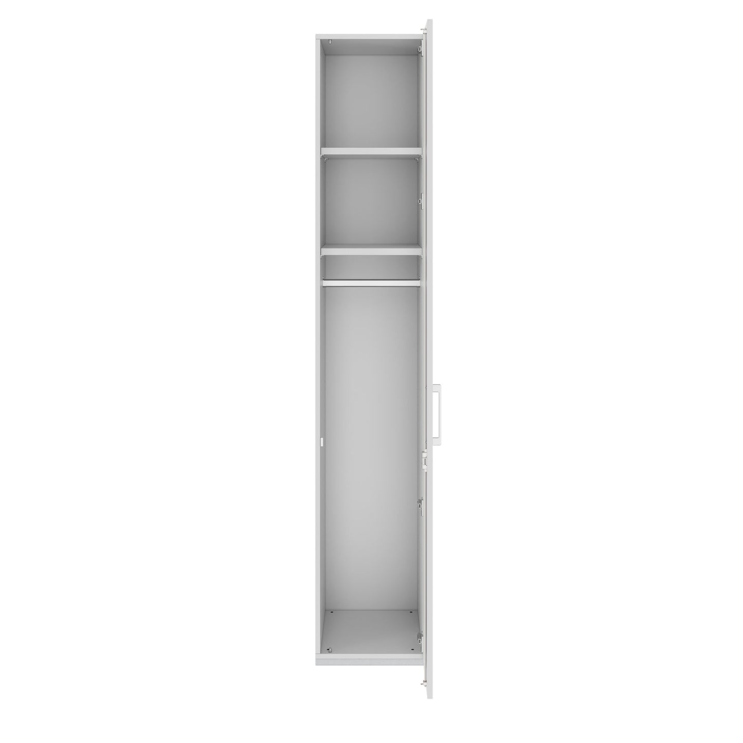 PRO Gabinetto di Cloakroom | 6 OH, 400 - 600 x 2250 mm, morbido, grigio
