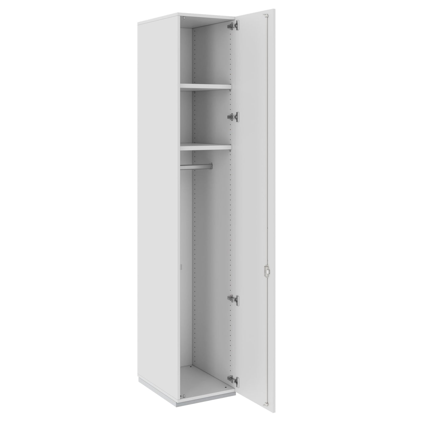 PRO Gabinetto di Cloakroom | 6 OH, 400 - 600 x 2250 mm, morbido, grigio
