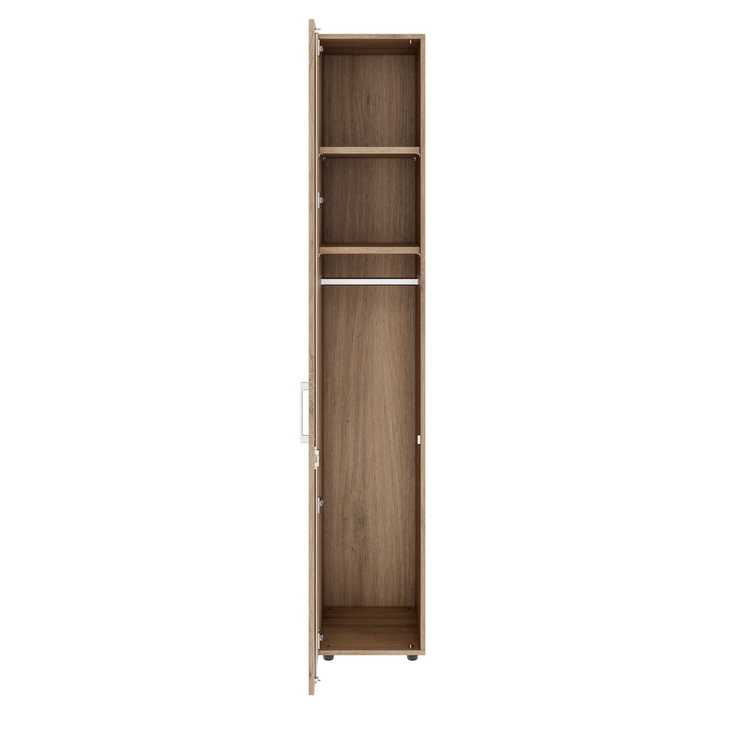 PRO Gabinetto di Cloakroom | 6 OH, 400 - 600 x 2250 mm, morbido -close, area naturale